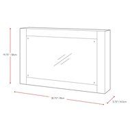 CorLiving FPE-203-F Wall Mounted Electric Fireplace N4