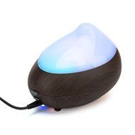 Releeder Aromatherapy Diffuser Ultrasonic Essential Oil Diffuser Ultrasonic Diffuser (Wood Grain,7 Changed Color... N7
