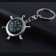 Mini Metal Precise Portable Camping Sport Hike Keychain Outdoor Compass Ring N3