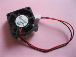 2 pcs Brushless DC Cooling Fan 12V 3010S 5 Blades 2 wire 30x30x10mm Sleeve-bearing Skywalking N4