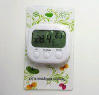 1 White Mini Digital Indoor LCD Display Thermo Hygro Meter Thermometer Hygrometer with Stand N5