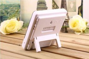 LanLan Hot sale!! New LCD Digital Thermometer Temperature Humidity Meter Hygrometer Clock HTC-1 free shipping... N2
