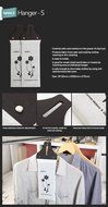 Tancho Hanger-S, Dehumidifying Deodorizer, Air Purifier W3.94" x H10.24" x D0.79" (W100mm x H260mm x D20mm) Light...