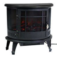 Free Standing Electric 1500W Fireplace Heater Fire Flame Stove Wood Adjustable N8