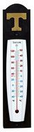 Henson Metal Works 2510-12 University of Tennessee Collegiate Logo Outdoor Thermometer, Large