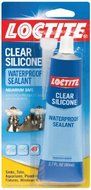 Loctite Clear Silicone Waterproof Sealant 2.7-Ounce Tube (908570) by Loctite