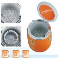 Mini washer clothes power dryer twin tub top loading Monocular baby small semi-automatic washing machine drying N3