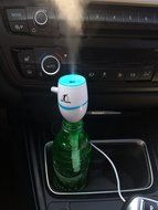 USB Ultrasonic Humidifier - Car, Travel and Office - Super Strong Cool Mist Diffuser - Mini Portable with Quiet... N7