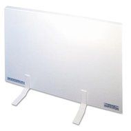 Tatco Energy-Saving 150 Watt Heating Panel Heater, Metal Case, 23 Width x 1 Depth x 16 Height, White (39000)