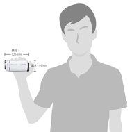 Panasonic HD video camera V360M 16GB high magnification 90 times zoom white HC-V360M-W - International Version... N3