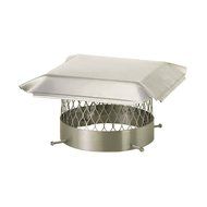 Draft King SS16U Round Bolt-On Stainless Steel Single Flue Chimney Cap, 16&quot;