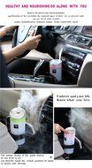 Ultrasonic Cool Mist Humidifier (Multi Use for Car Travel Office Desk Desktop Small Bedroom) USB Portable Mini... N4