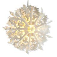 Abbott Collection Round Cutout Snowflake Light, 18.5-Inch