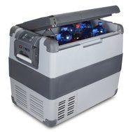 Della Portable Refrigerator USB Port Top Open 55L Fridge/Freezer Camping Tailgating Road Trip N6
