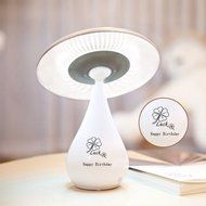 LIWUYOU Mushroom Lamp Lonizer Air Purifier USB Rechargeable LED Desk Night Light with Touch Adjustable Brightness... N3
