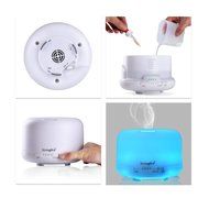 Essential Oil Diffuser - 500ml Premium Cool Mist Aroma Humidifier with 7 Color Changing LED Lamps,Waterless Auto... N4