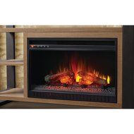 Glynnis 46 in. Media Console Infrared Modern Small Indoor Portable Electric Fireplace in Medium Ash Finish for... N6