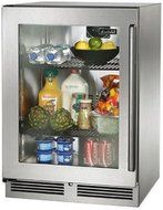 Perlick Signature Series Panel Panel Ready-Glass, Left Hinge Door Swing 24 Inch Built-in Undercounter Refrigerator