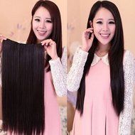 Spritech(TM) New Stylish One Piece Light Brown Women Long?Straight?Hair Extension 5 Clips Hairpiece N2