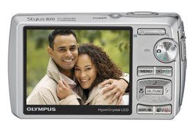 Olympus Stylus 820 8MP Digital Camera with 5x Optical Zoom (Blue) N3