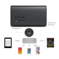 GGMM E3 Wireless WiFi/ Bluetooth Speaker with LED Alarm Clock &amp; Smart USB Charging port, Featuring Airplay, DLNA...