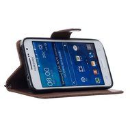 Galaxy Grand Prime Case, Galaxy Grand Prime Wallet Case,PHEZEN Cute Bear Don't Touch My Phone Design PU Leather... N39