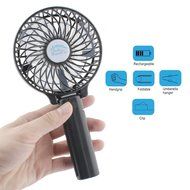 Niceshop Portable Handheld Mini Rechargeable Fans Battery Operated Cooling Fan Electric Personal Fans Foldable... N16