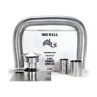 Chimney Liner Kit, 6 In Dia., 35 ft. L