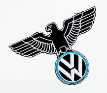 Vw Volkswagen German Bundesadler Eagle Coat of Arms World WAR Ww Ii GSA Toppa Mottorrad Motorcycles Jacket Polo... N3
