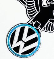 Vw Volkswagen German Bundesadler Eagle Coat of Arms World WAR Ww Ii GSA Toppa Mottorrad Motorcycles Jacket Polo... N4
