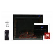 Avery 45 in. Convertible to Wall &amp; Corner Indoor Electric Fireplace in Classic Espresso, Can Fit TV up 43.5 in. N5