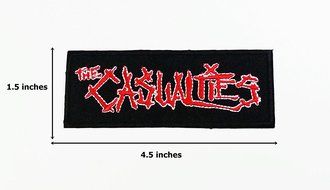 THE Casualties Music Band Logo Jacket T Shirt Patch By Botan