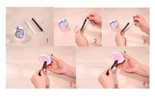 Ultrasonic Cool Mist Humidifier (Multi Use for Car Travel Office Desk Desktop Small Bedroom) USB Portable Mini... N6