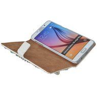 Spritech(TM) Bling Phone Case For Samsung Galaxy S6 Edge Plus,3D Handmade Colorful Crystal White Flower Accessary... N23