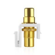 TNP RCA Keystone Jack Insert Connector (5 Pack) Socket Female Snap In Adapter Port Gold Plated Inline Coupler...