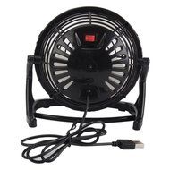 Mini Portable USB Fan Desktop Mute Cooler Fan for Tablet Laptop Computer Black N4