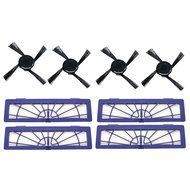 Neato Botvac 80 High Performance Filter &amp; Side Brush - Replacement Kit Includes 4 High Performance Filter &amp; 4...