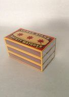 Swedish Match, Three Stars Safety Matches, 3 Pack, Strike-On-Box N4