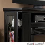 Holly &amp; Martin Ponoma Convertible Media Electric Fireplace - Black N3