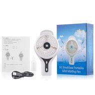 HJIAN Handheld Humidifier Fan Mini Misting Fan Water Mist Fan Portable Personal Cooling Fan Mist Humidifier Fan... N16