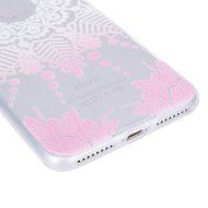 iPhone 7 Plus Case, PHEZEN Henna Mandala Floral Design [Scratch Resistant] Clear TPU Bumper Case Soft Rubber Gel... N52