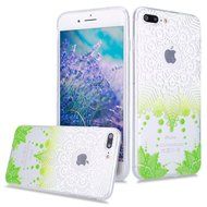 iPhone 7 Plus Case, PHEZEN Henna Mandala Floral Design [Scratch Resistant] Clear TPU Bumper Case Soft Rubber Gel... N53