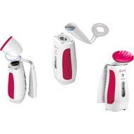 Salav Red 265-Watt Handheld Travel Clothing Steamer with Quick Heating &amp; Automatic Worldwide Voltage, Compact... N2