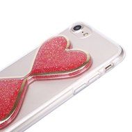 iPhone 7 Plus Case,Case for iPhone 7 Plus,ikasus Flowing Liquid Floating Hourglasses Love Heart Bling Glitter... N8