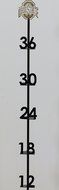 Henson Metal Works 2800-5 Ohio State Collegiate Logo Snow Gauge