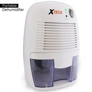 Xtech Ultra Quiet Portable Mini Dehumidifier with 16 oz removable water tank N9