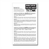 Pacific Dualies 18000 7 Inch Braided Stainless Steel Valve Stem Extension System - Set of 2