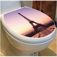 KAKA(TM) Bathroom Toilet Waterproof Decorative Stickers Cute Designs Art Toilet Seat Sticker-Yellow flowers Style... N2