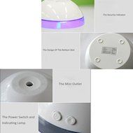 Cool Mist Humidifier-Mini Portable Virtually Silent Diffuser with Night Light and Automatic Shut-off Function... N2