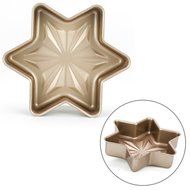 Ezeso Carbon Steel Cake Molds Pan for Baking,Bakeware (Star) N11